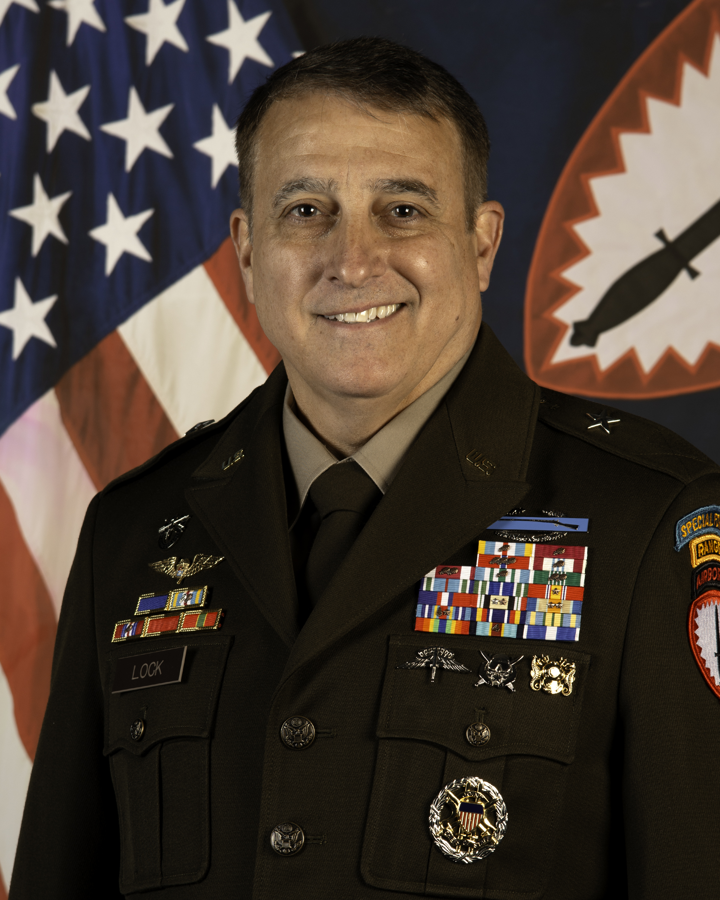Portrait of Deputy Commander Brigadier General Joseph G. Lock